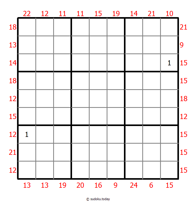 Sum Frame Sudoku 23-July-2020