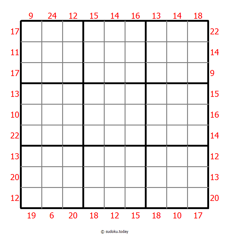 Sum Frame Sudoku 23-November-2020