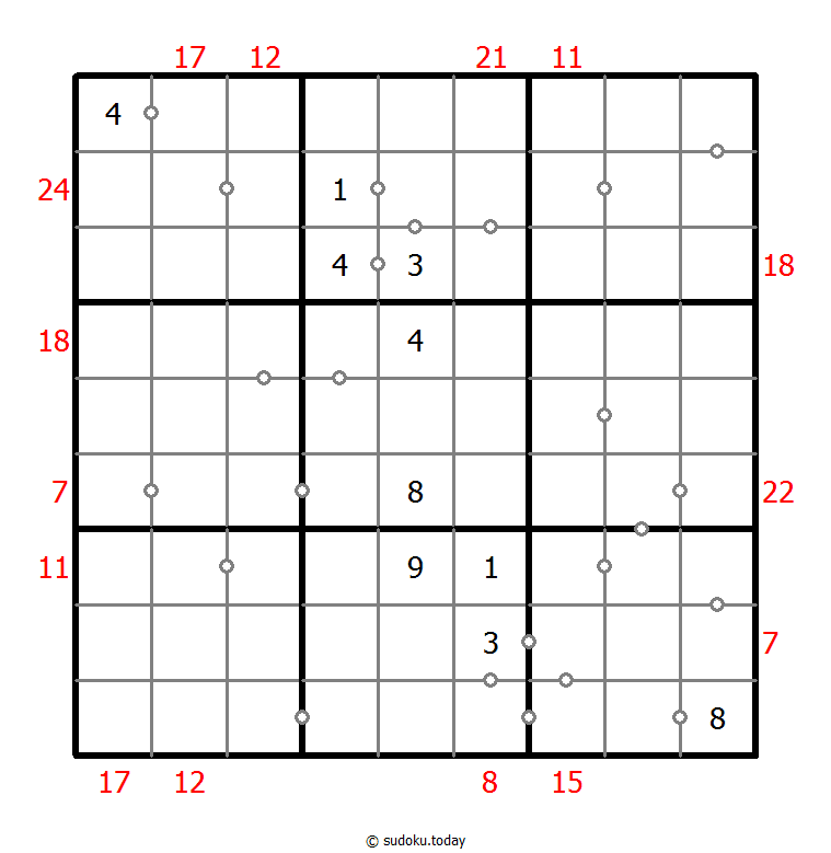 Hybrid Sudoku ( Consecutive Pairs + Sum Frame ) 13-July-2020
