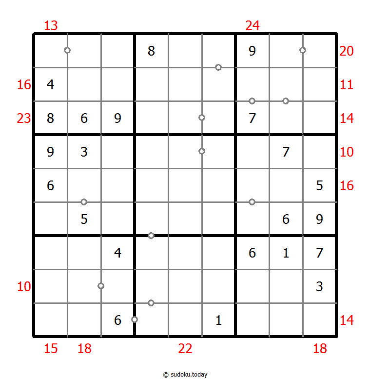Hybrid Sudoku ( Consecutive Pairs + Sum Frame ) 03 November 2025