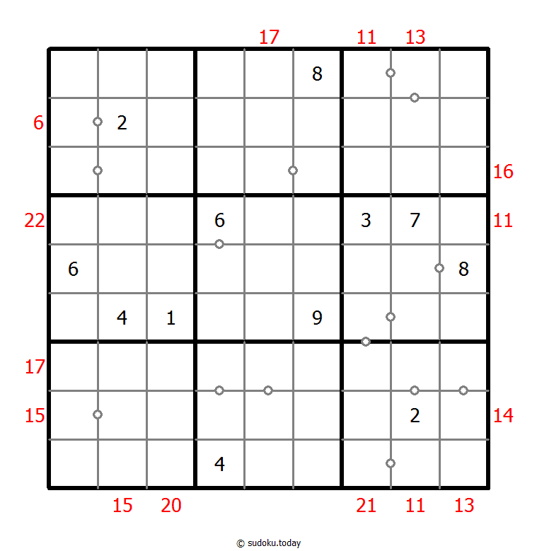 Hybrid Sudoku ( Consecutive Pairs + Sum Frame ) 20-July-2020