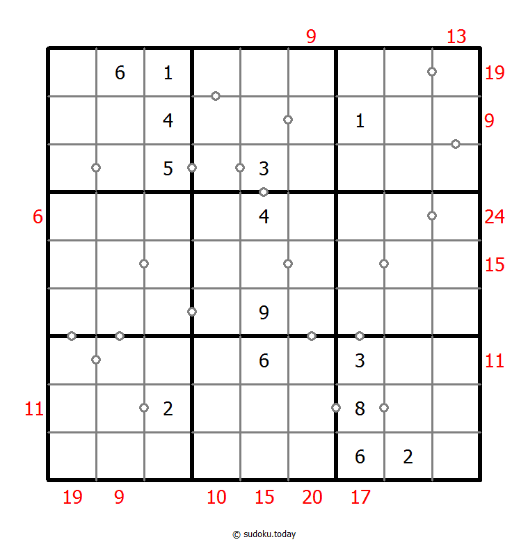 Hybrid Sudoku ( Consecutive Pairs + Sum Frame )