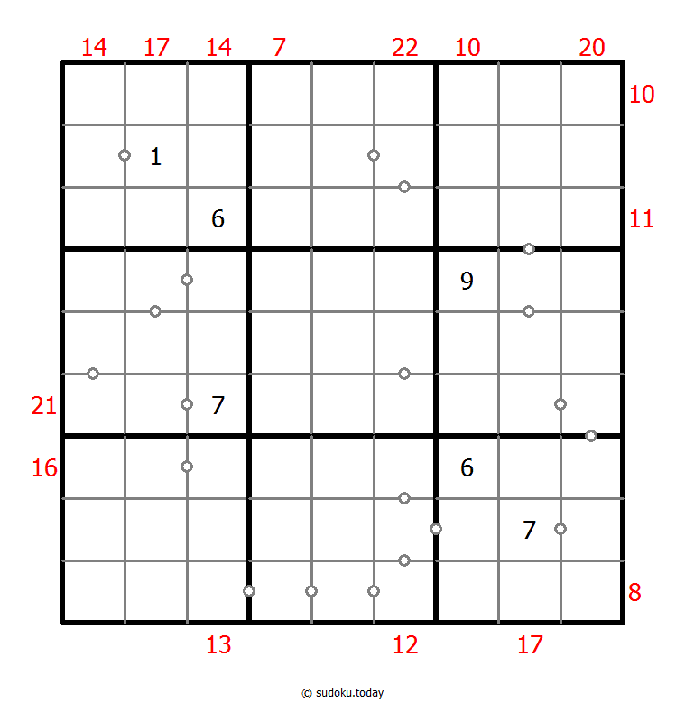 Hybrid Sudoku ( Consecutive Pairs + Sum Frame ) 17 November 2025