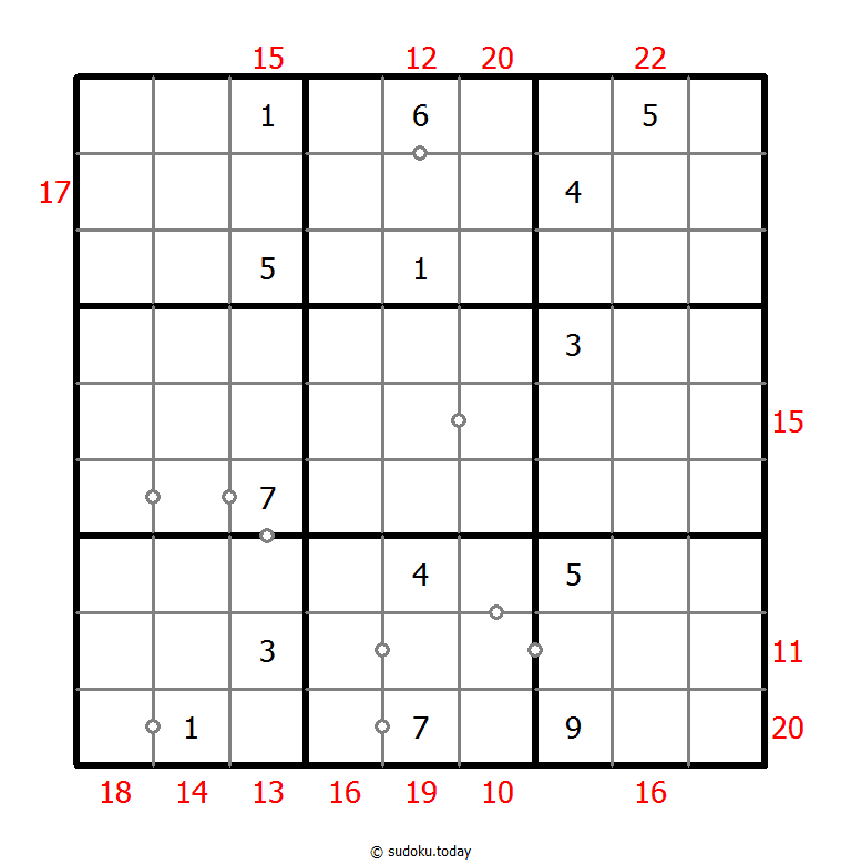 Hybrid Sudoku ( Consecutive Pairs + Sum Frame ) 6-March-2021