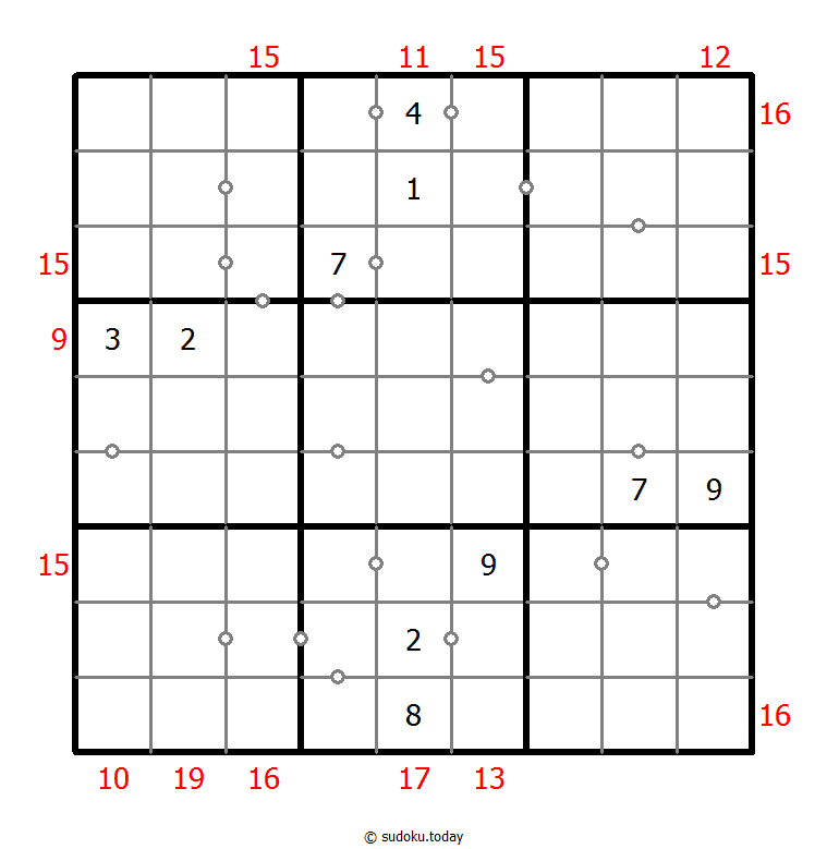 Hybrid Sudoku ( Consecutive Pairs + Sum Frame ) 20 November 2025