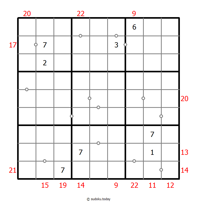 Hybrid Sudoku ( Consecutive Pairs + Sum Frame ) 30-September-2020