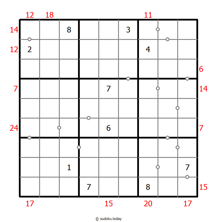 Hybrid Sudoku ( Consecutive Pairs + Sum Frame ) 26 January 2026
