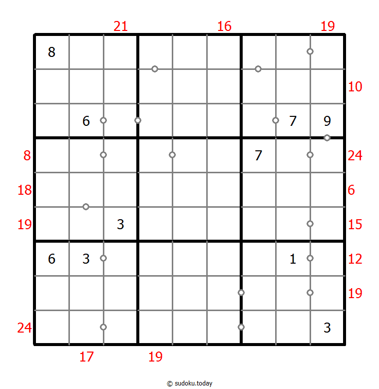 Hybrid Sudoku ( Consecutive Pairs + Sum Frame ) 12-July-2020