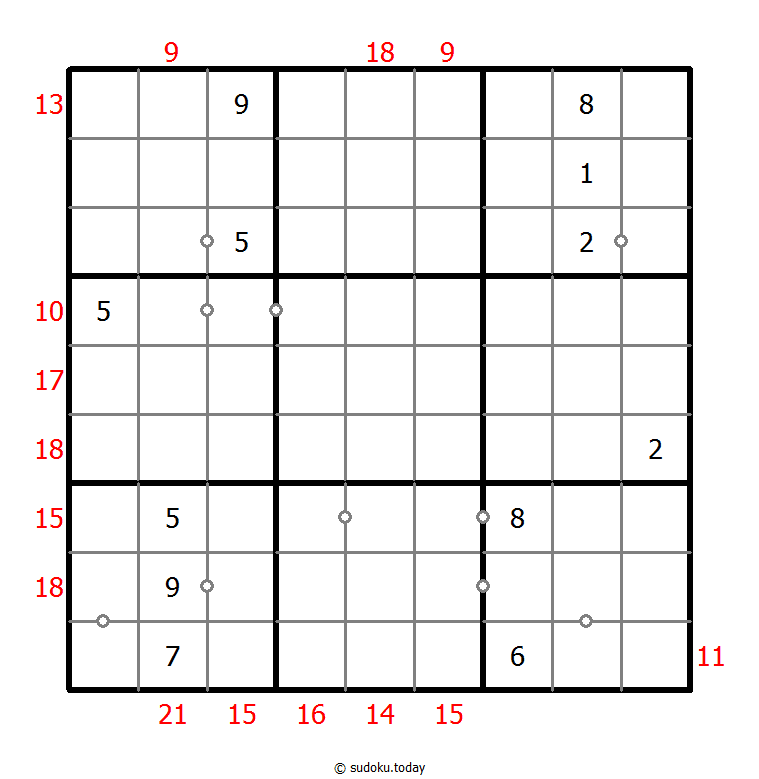 Hybrid Sudoku ( Consecutive Pairs + Sum Frame )