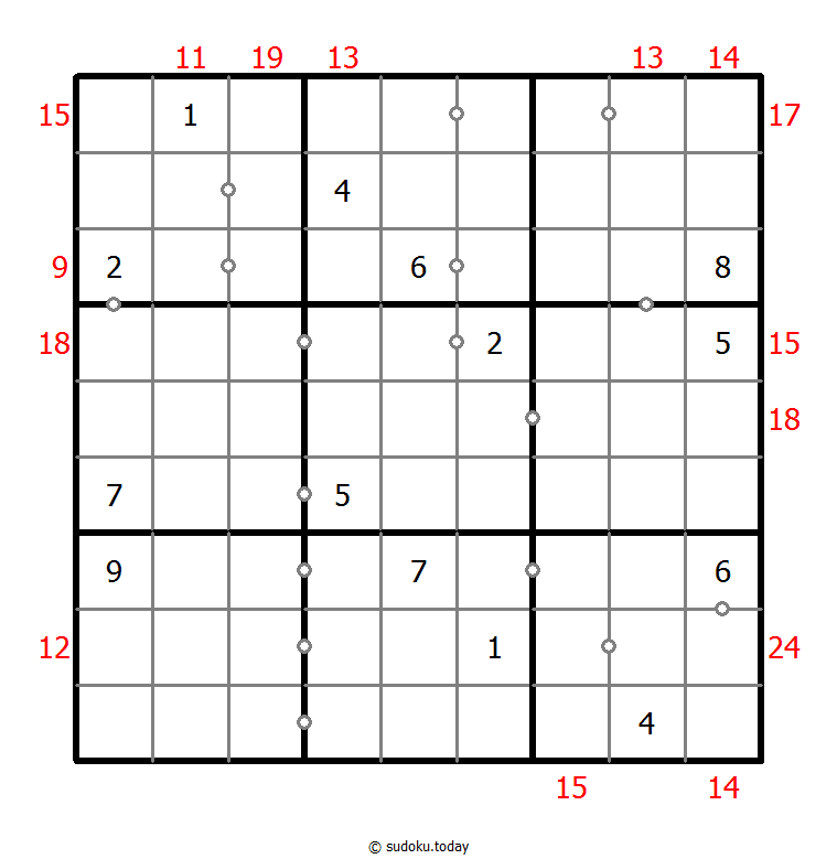 Hybrid Sudoku ( Consecutive Pairs + Sum Frame ) 16-July-2020