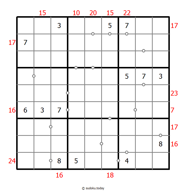 Hybrid Sudoku ( Consecutive Pairs + Sum Frame ) 06 January 2026