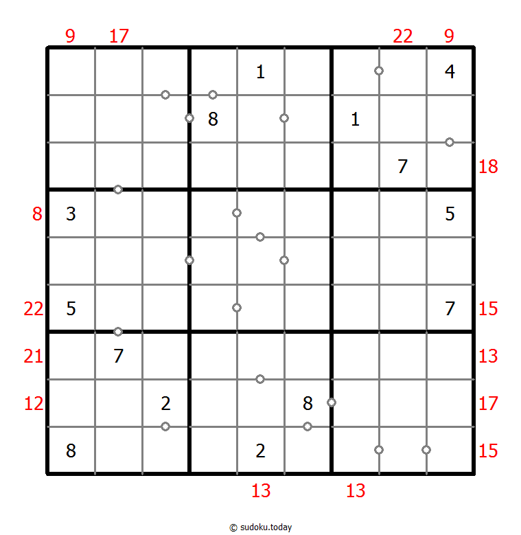 Hybrid Sudoku ( Consecutive Pairs + Sum Frame )
