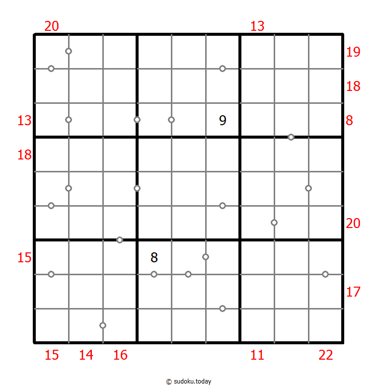 Hybrid Sudoku ( Consecutive Pairs + Sum Frame ) 17-July-2020