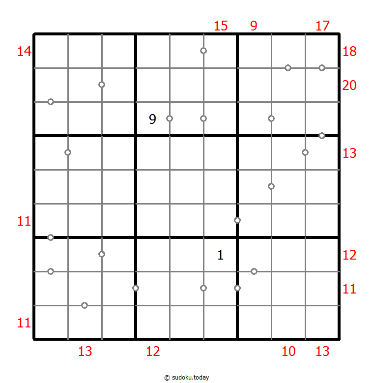 Hybrid Sudoku ( Consecutive Pairs + Sum Frame ) 11-July-2020