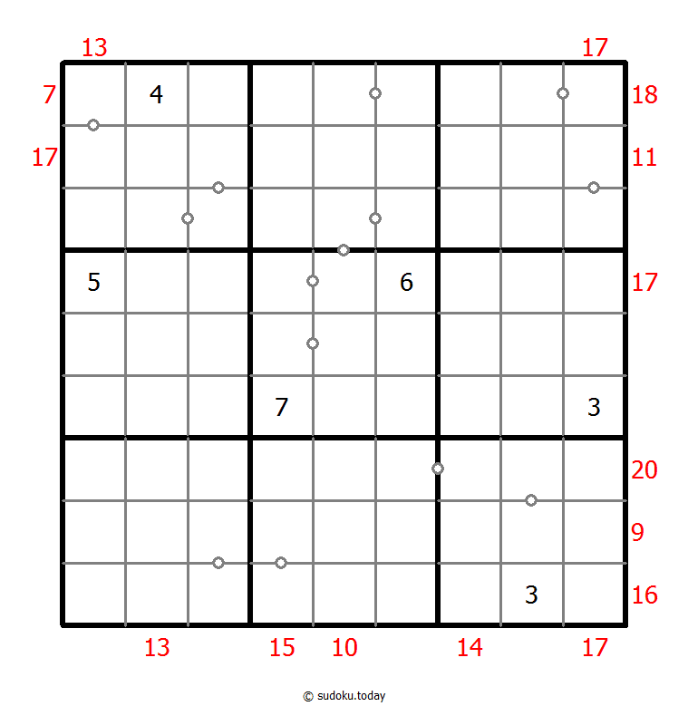 Hybrid Sudoku ( Consecutive Pairs + Sum Frame ) 27-September-2020