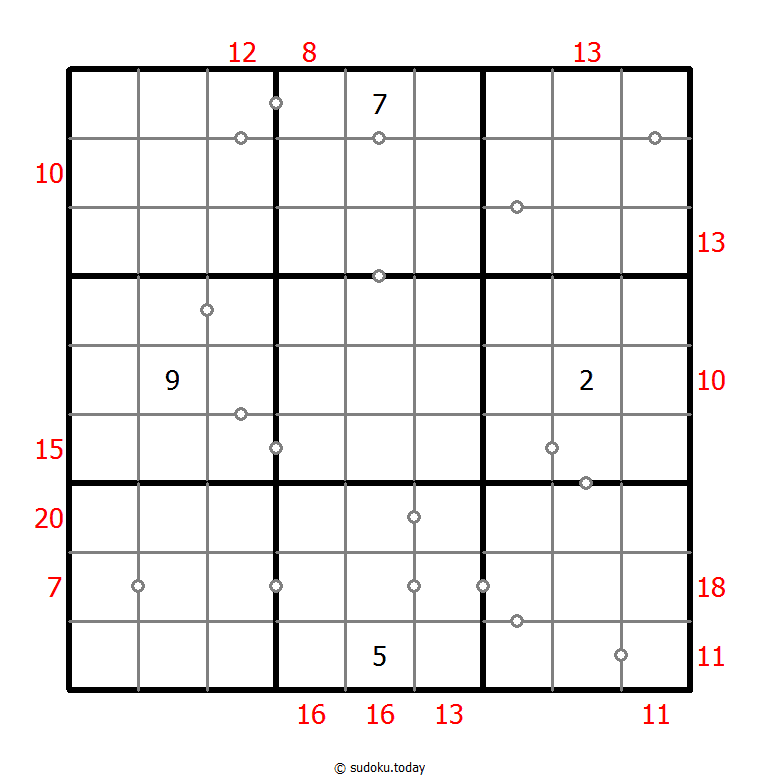 Hybrid Sudoku ( Consecutive Pairs + Sum Frame )