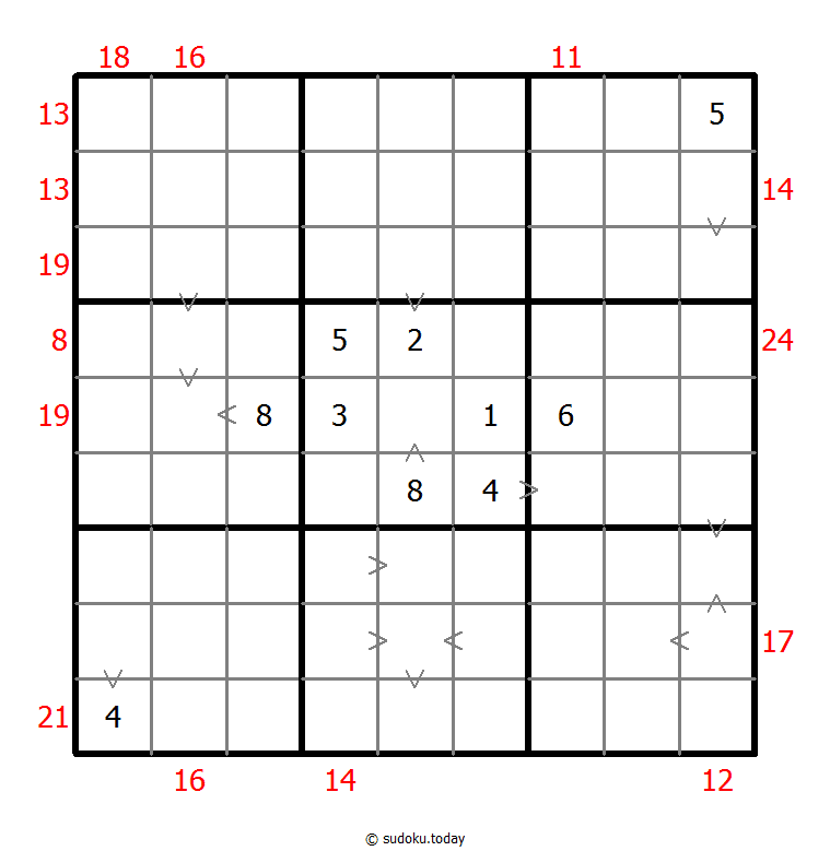 Sudoku Kết hợp (So sánh + Tổng biên)