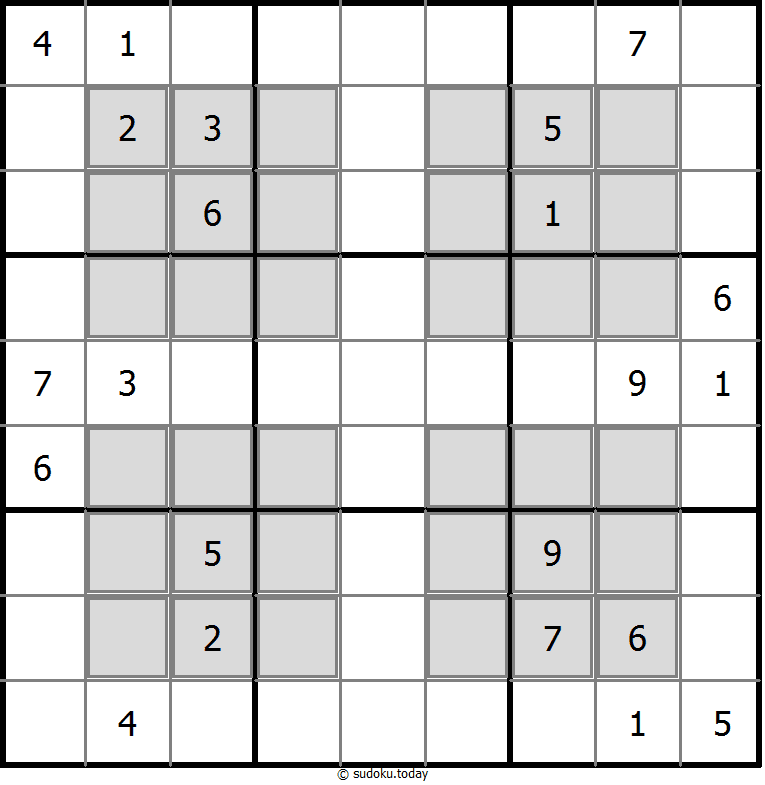 Sudoku Janela exemplo de puzzle