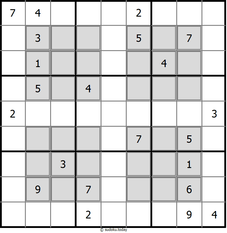 Sudoku Jendela #10102