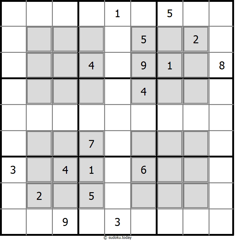 Sudoku Janela exemplo de puzzle