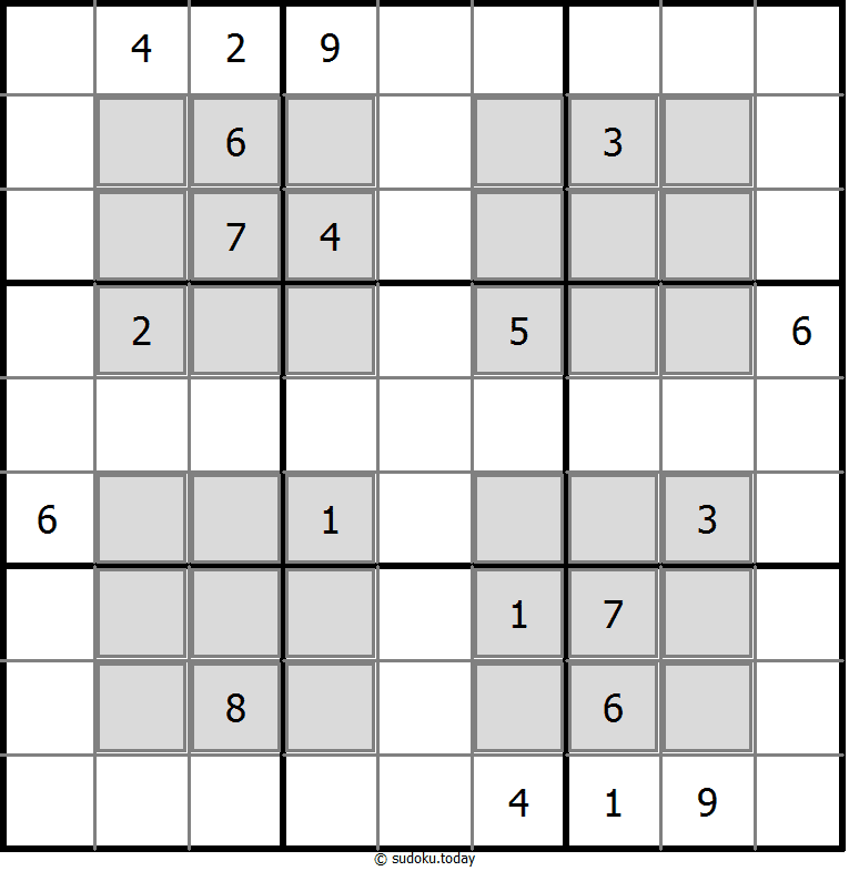 Sudoku Janela #9977