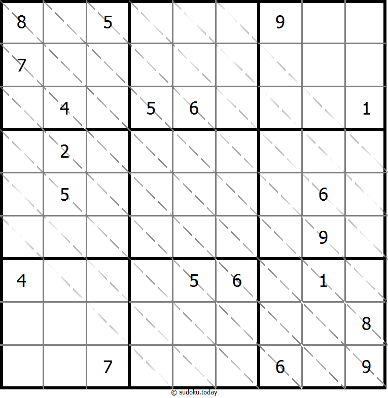 Multi Diagonal Sudoku 26-June-2020