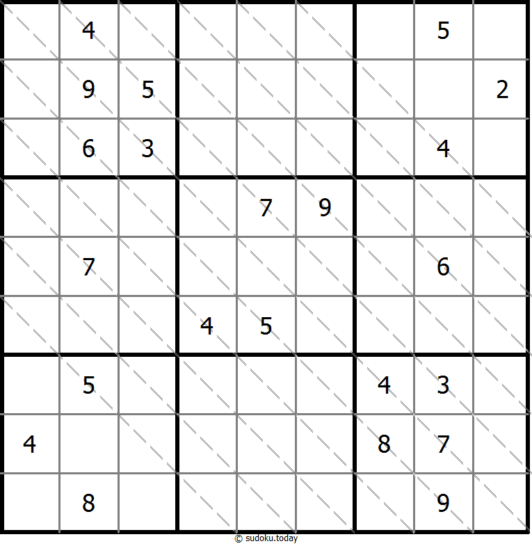 Multi Diagonal Sudoku
