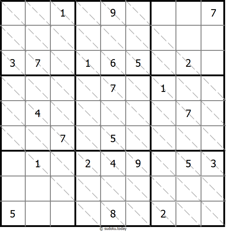 Multi Diagonal Sudoku