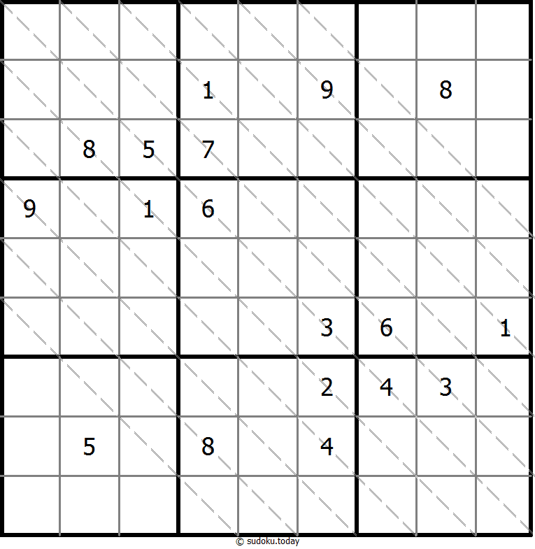 Multi Diagonal Sudoku 18 November 2025