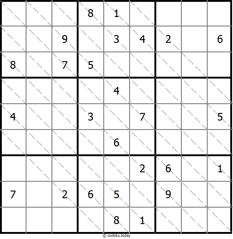 Multi Diagonal Sudoku 09 November 2025