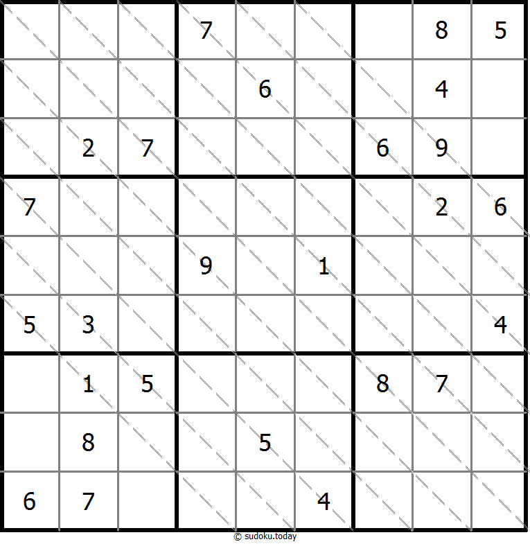 Multi Diagonal Sudoku