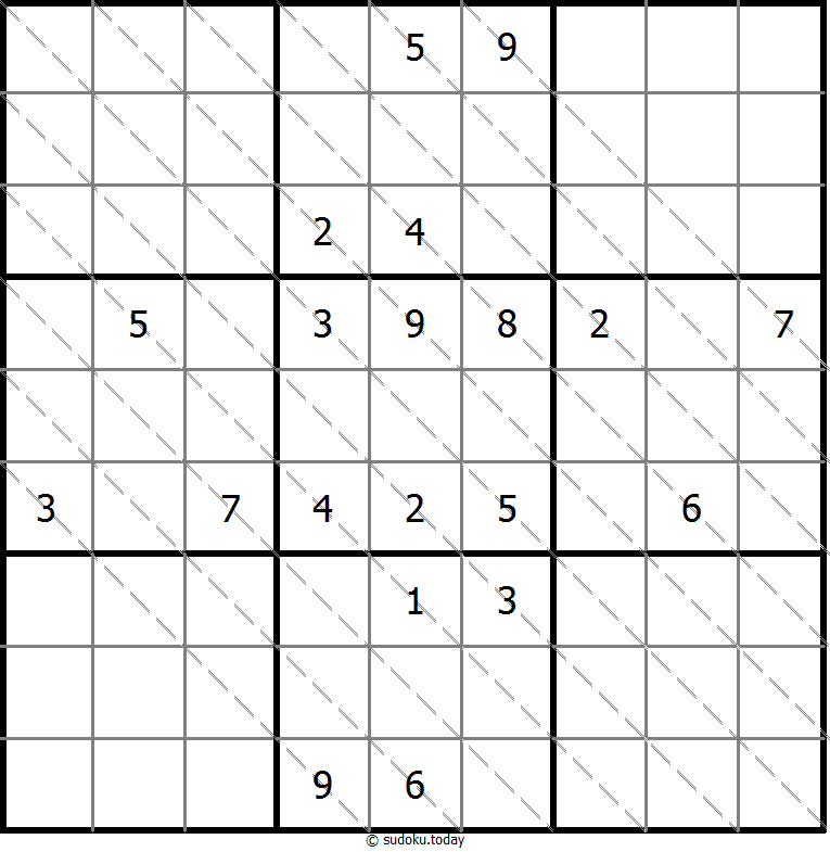 Multi Diagonal Sudoku 11 November 2025