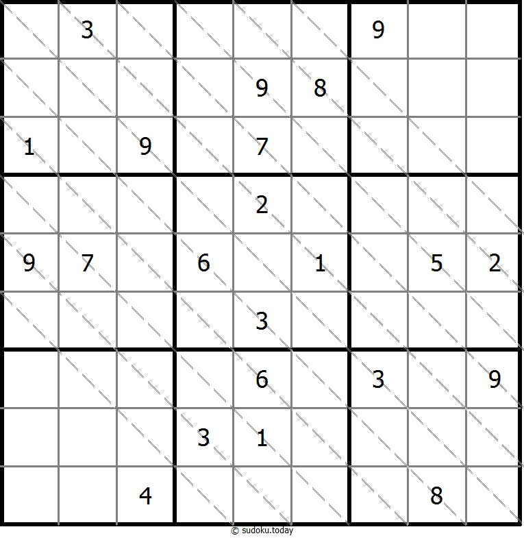 Multi Diagonal Sudoku