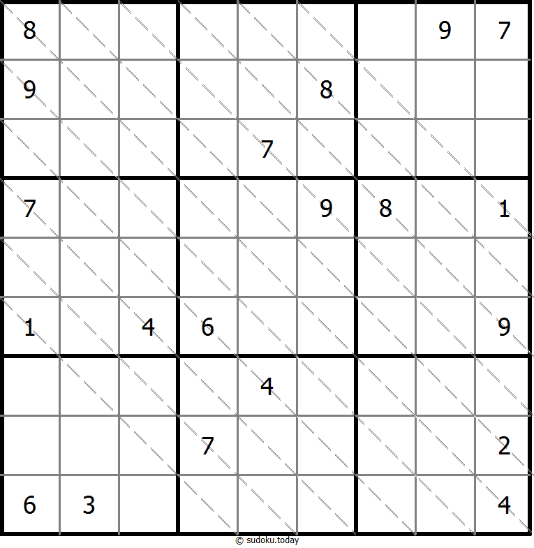 Multi Diagonal Sudoku 17 November 2025