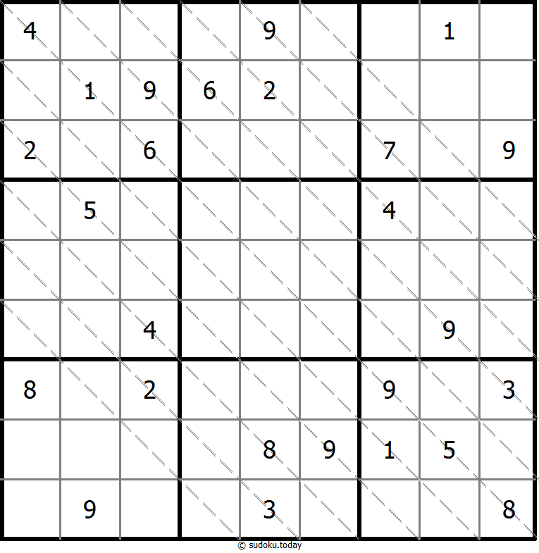 Multi Diagonal Sudoku