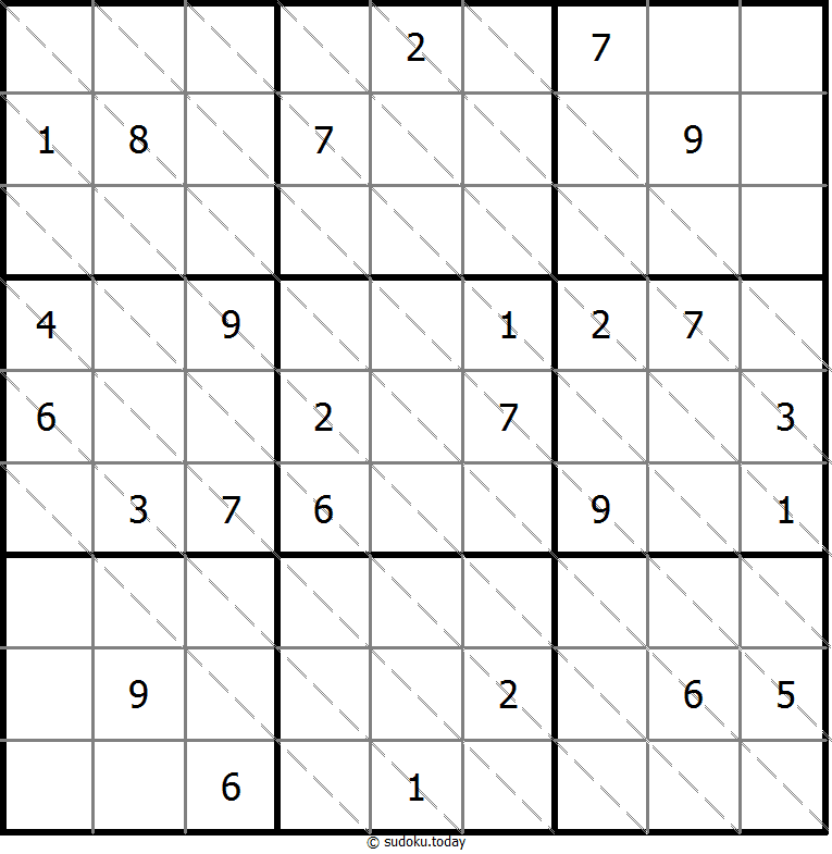 Multi Diagonal Sudoku 29 October 2025