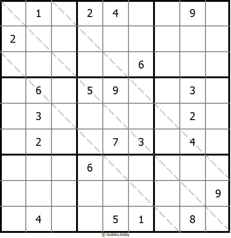 Sudoku Multi-Diagonal 28 October 2025