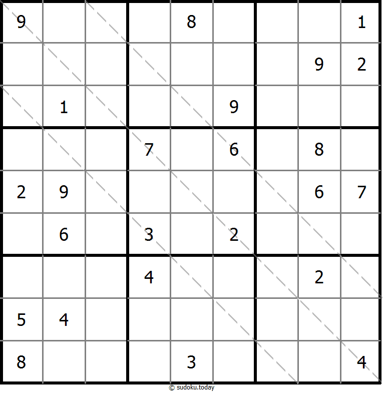 Multi Diagonal Sudoku