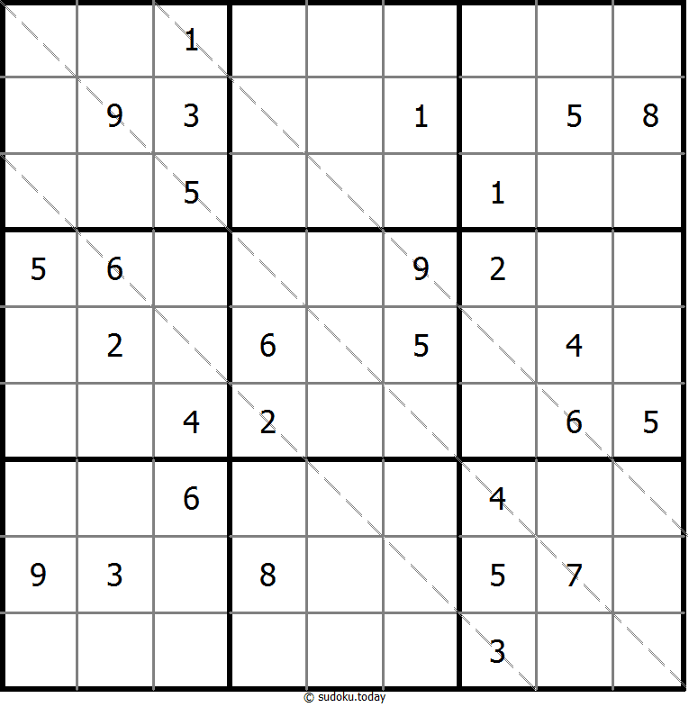 Multi Diagonal Sudoku