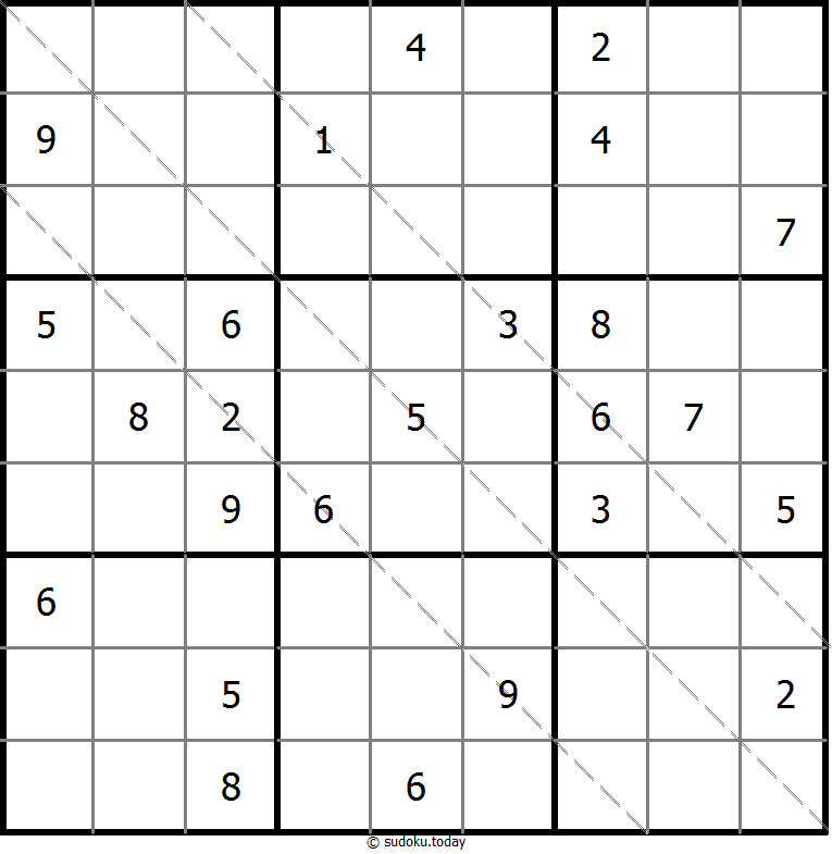 Multi Diagonal Sudoku