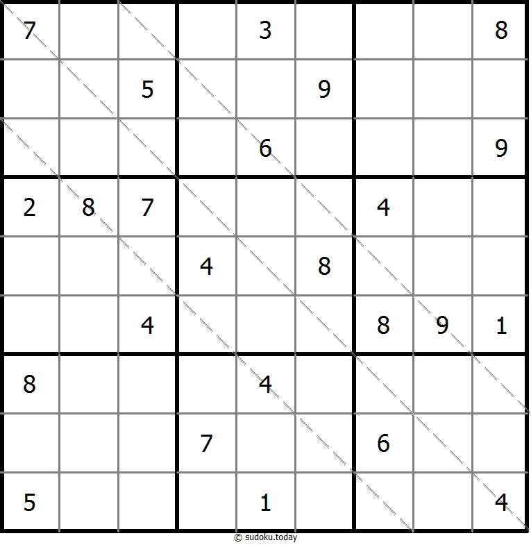 Sudoku Multidiagonal