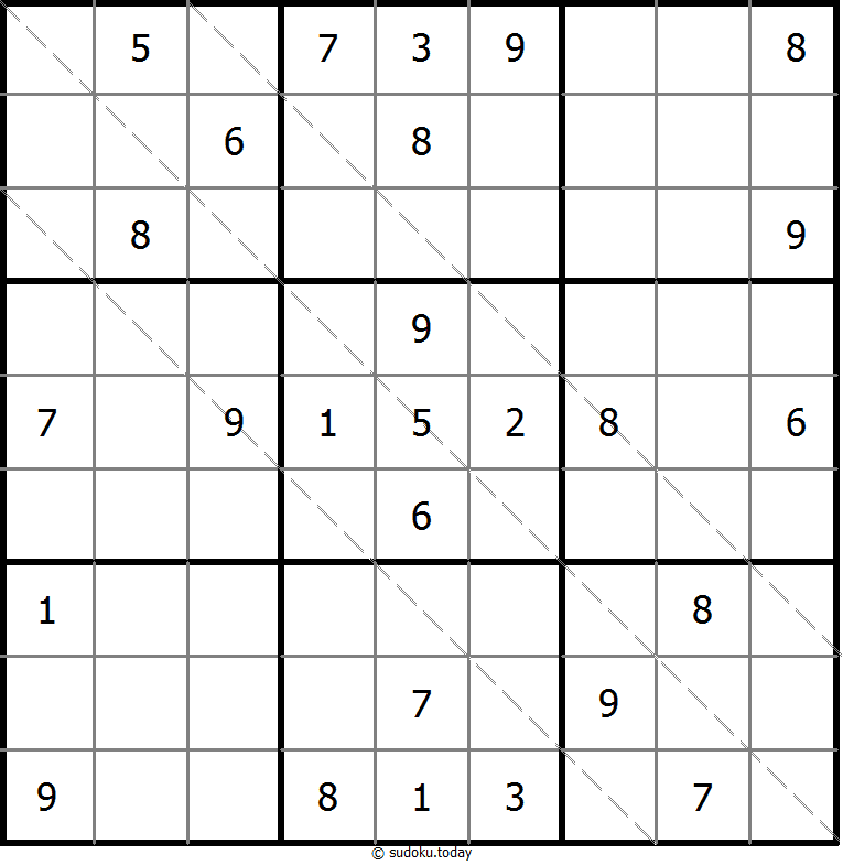 Multi Diagonal Sudoku