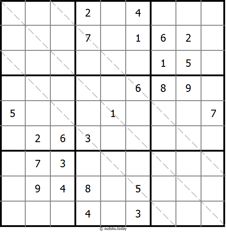 Multi Diagonal Sudoku