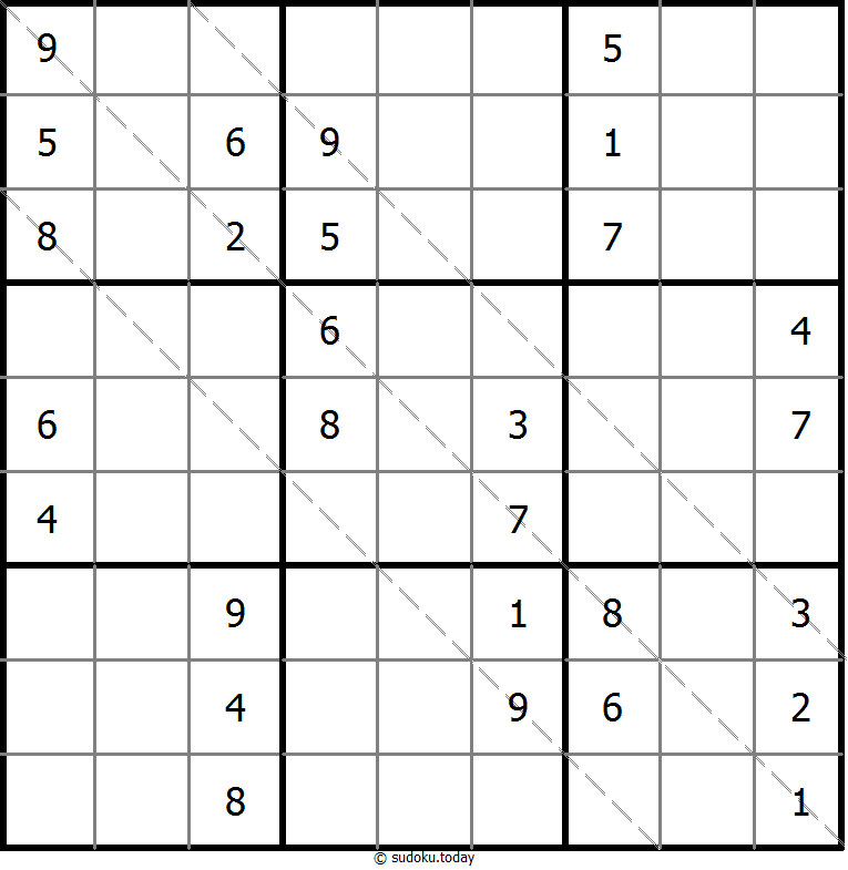 Multi Diagonal Sudoku
