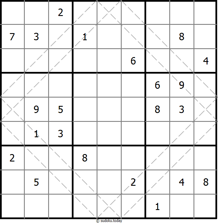 다중 대각선 수독 #10388