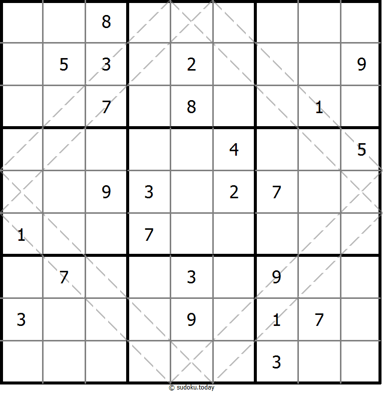 다중 대각선 수독 #10446