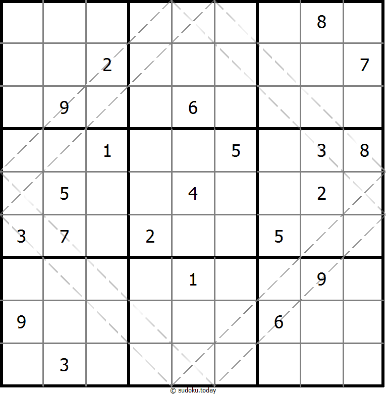 다중 대각선 수독 #10464