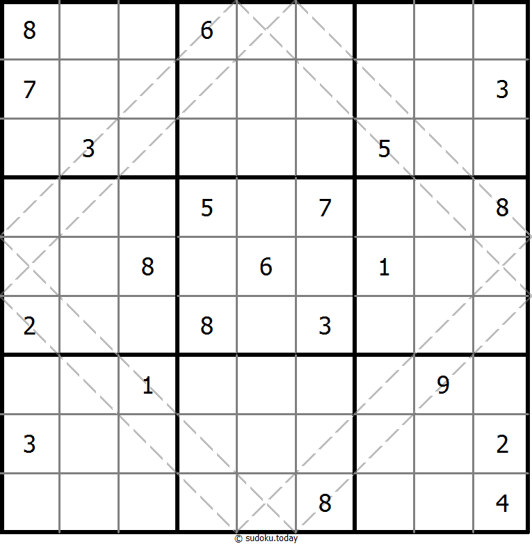 다중 대각선 수독 #10476