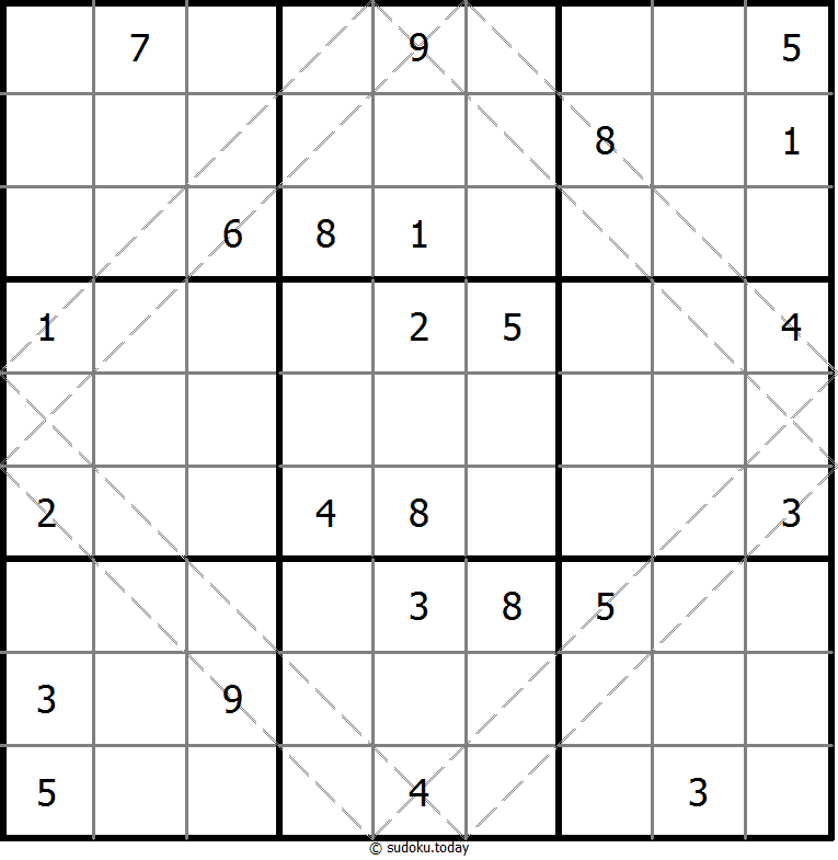 Multi Diagonal Sudoku