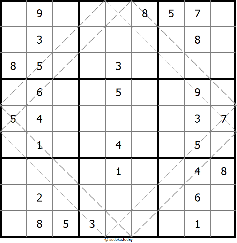 Multi Diagonal Sudoku